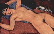 Amedeo Modigliani Red Nude oil on canvas